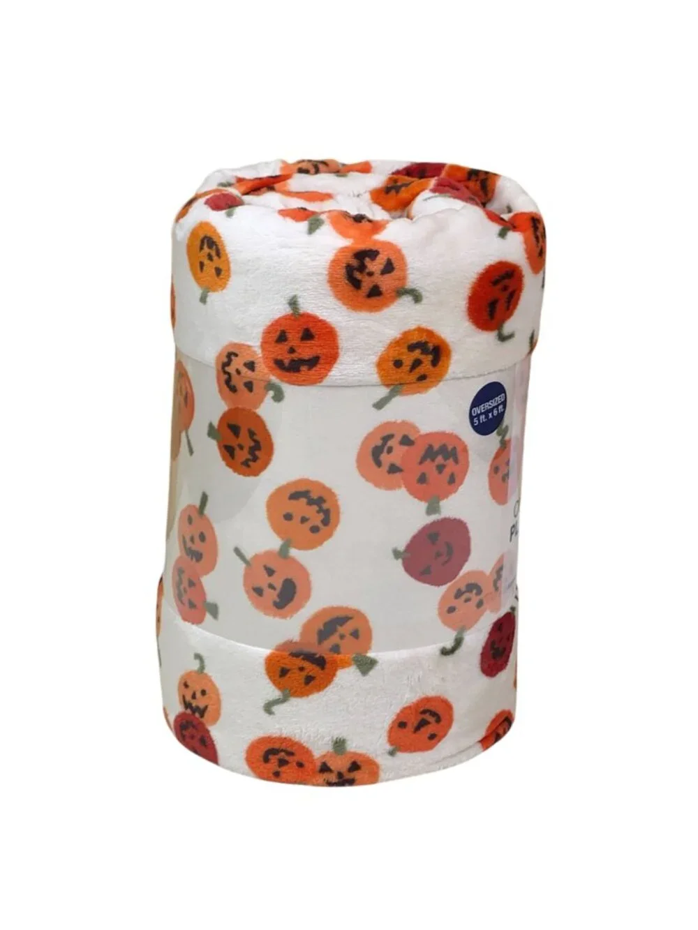 The Big One Oversized Plush Halloween Throw Blanket Pumpkins 5 Ft X 6 Ft Soft
